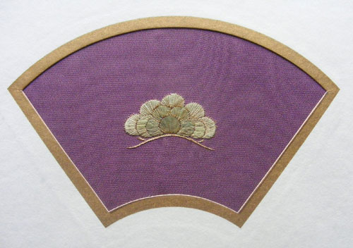 Japanese embroidery pine sample